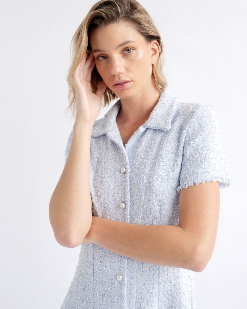Gigi Dress - Powder Blue