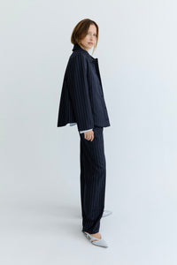 Amelie Quilted Jacket - Navy