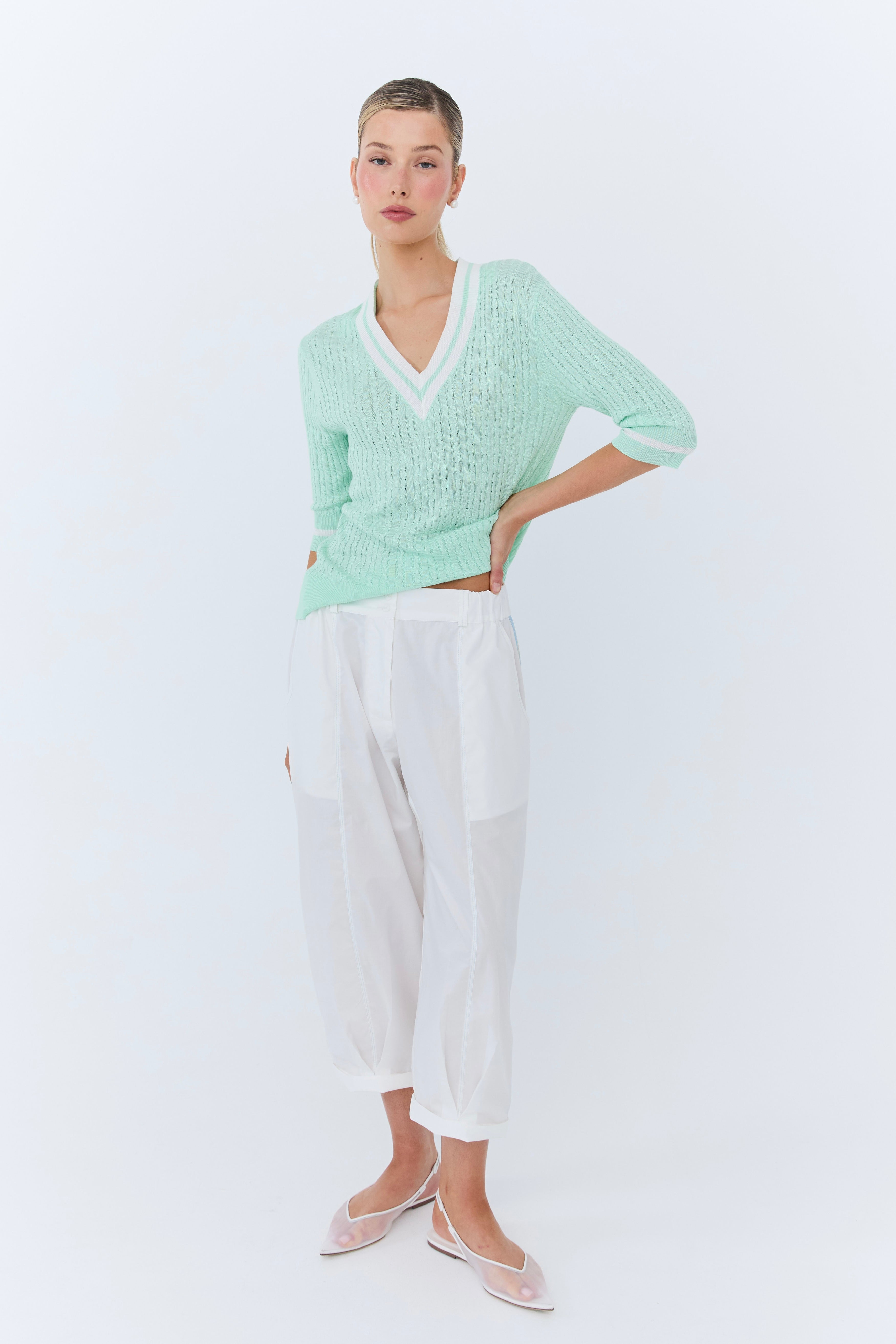 Michèle Polo Knit - Mint