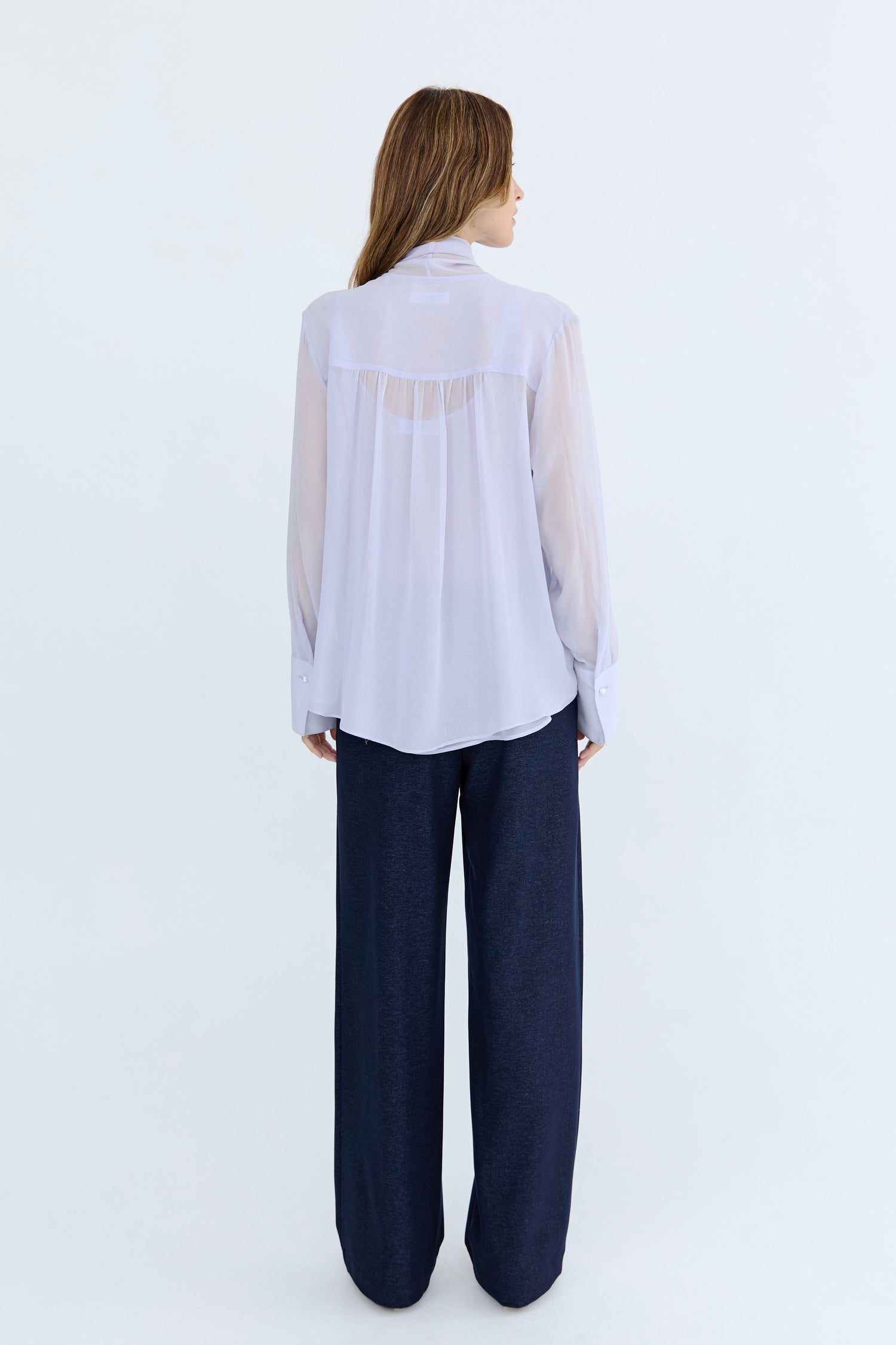 Elodie Silk Blouse - Lilac