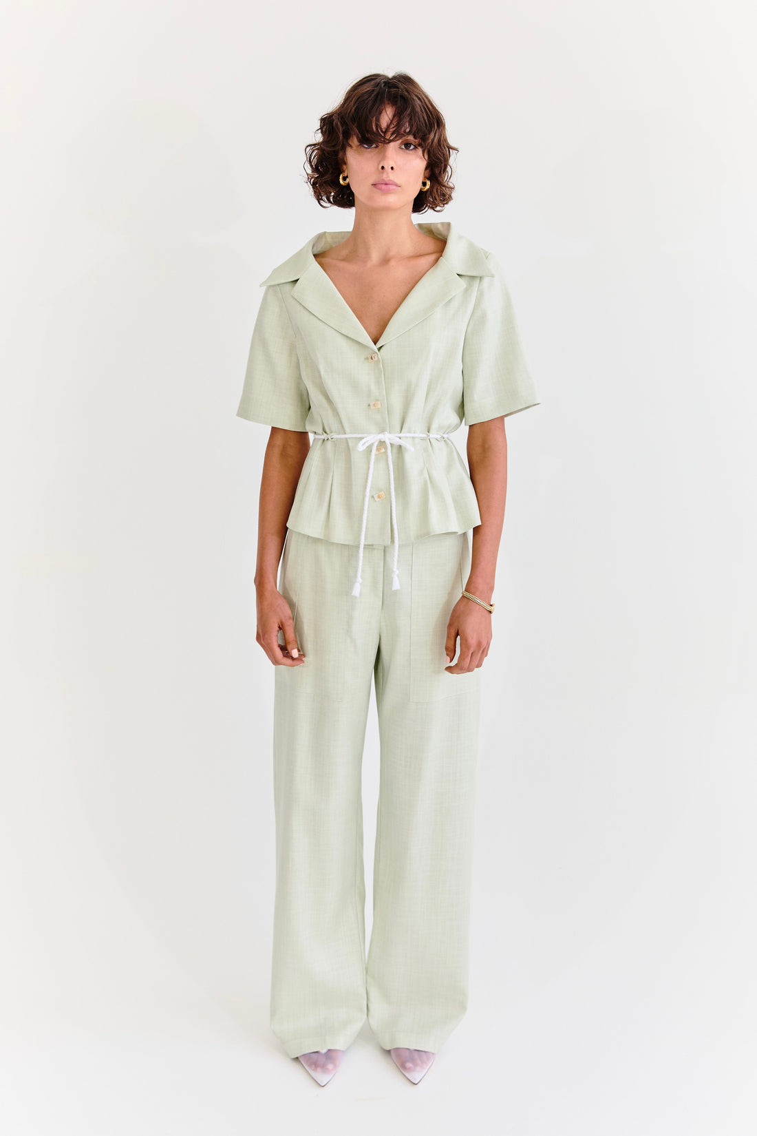 Angelina Top - Pistachio