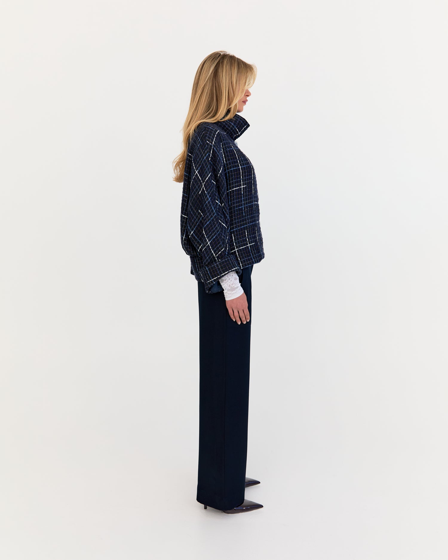 Jack Jacket - Navy Tweed