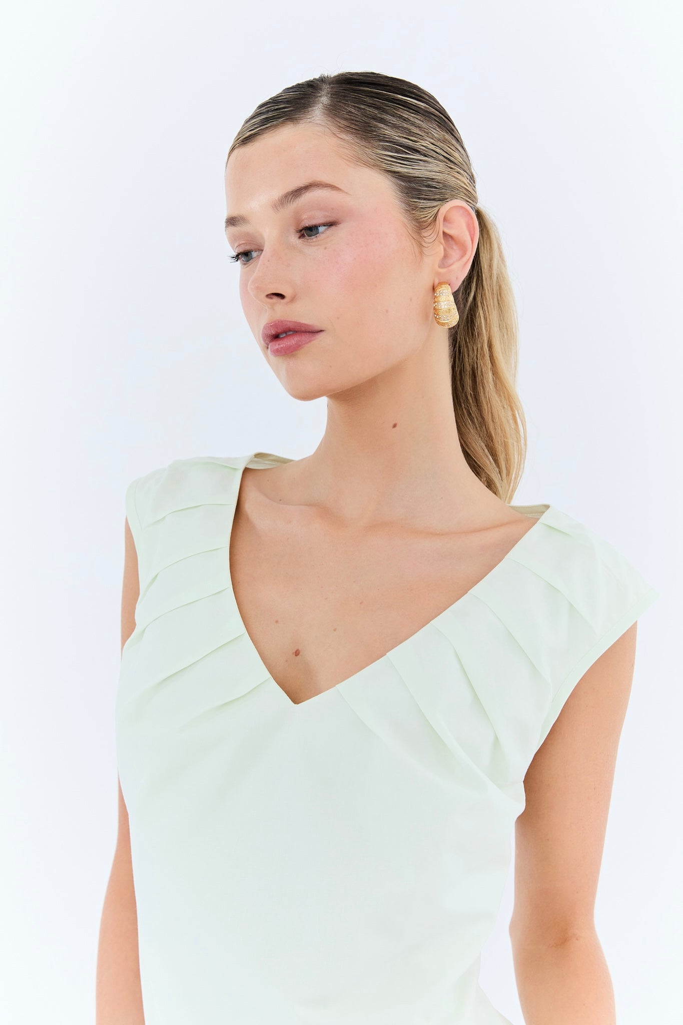 Isabelle Top - Matcha Green
