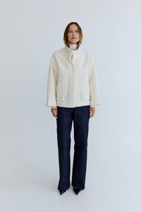 Aude Wool Jacket - Vanilla