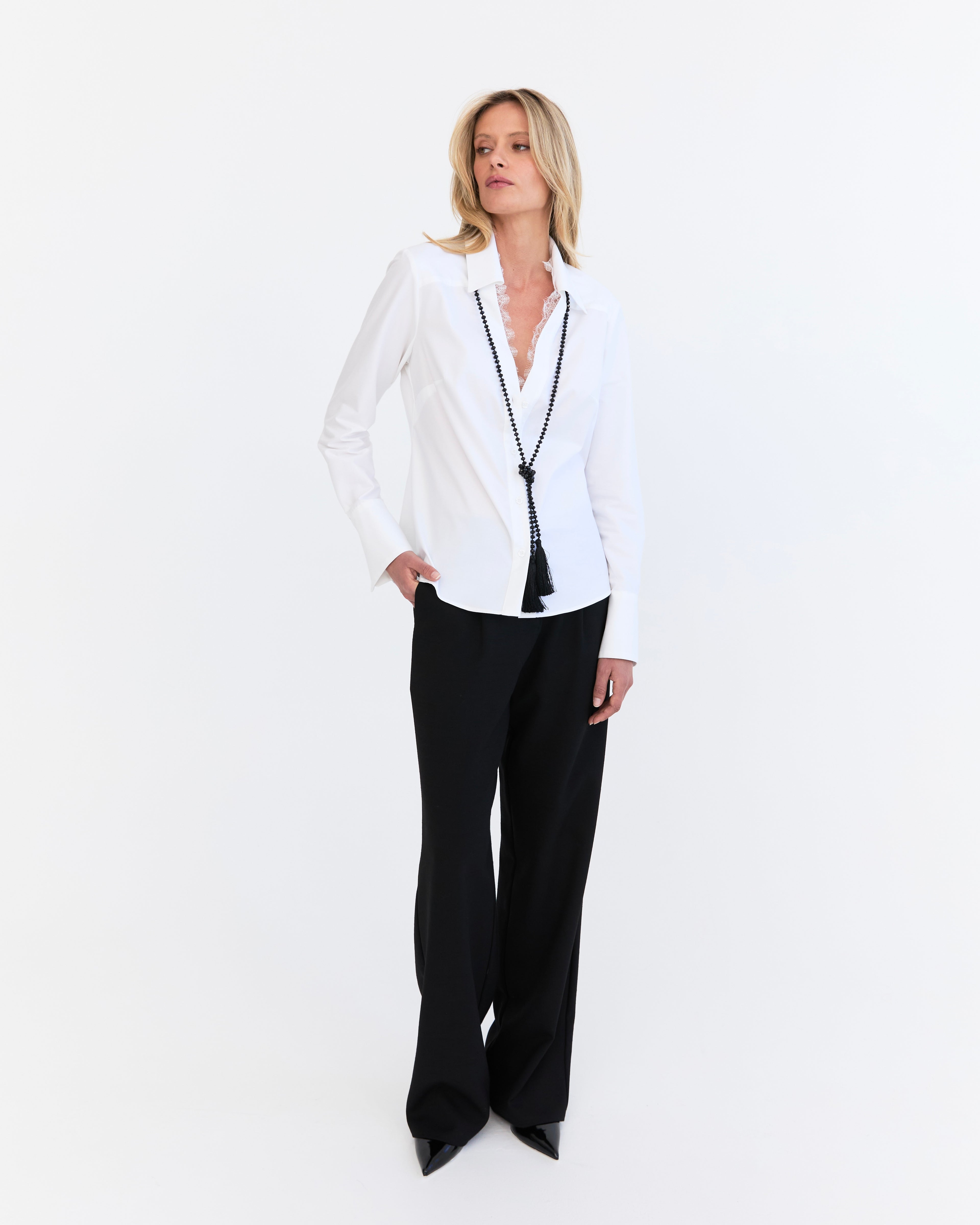 Paris Pant - Black Wool