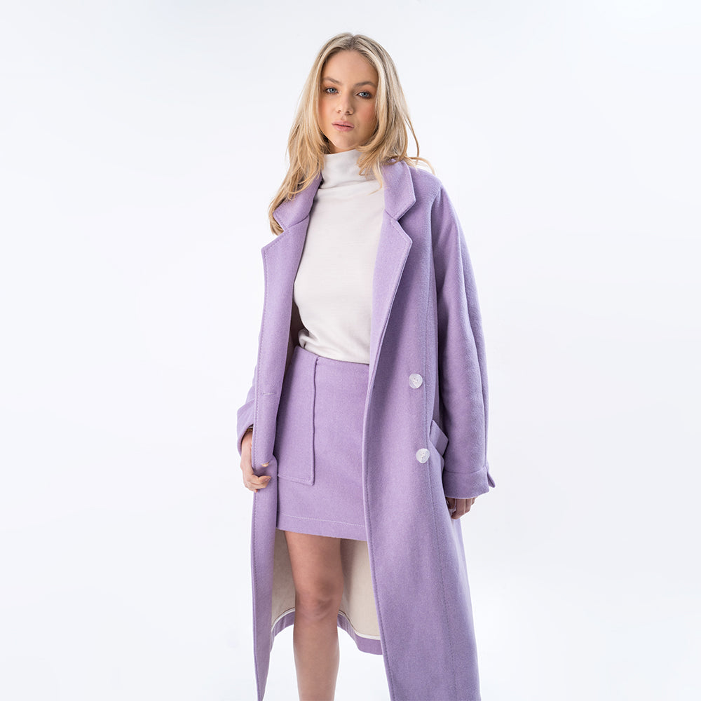 Bela Skirt Lilac Wool